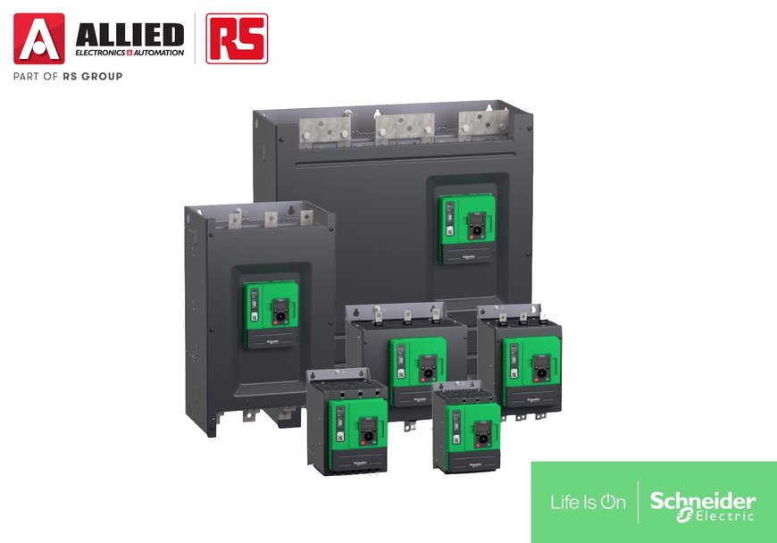 Allied Electronics & Automation Offers Schneider Electric’s new Altivar ATS480 Soft Starters for Industrial Automation Applications